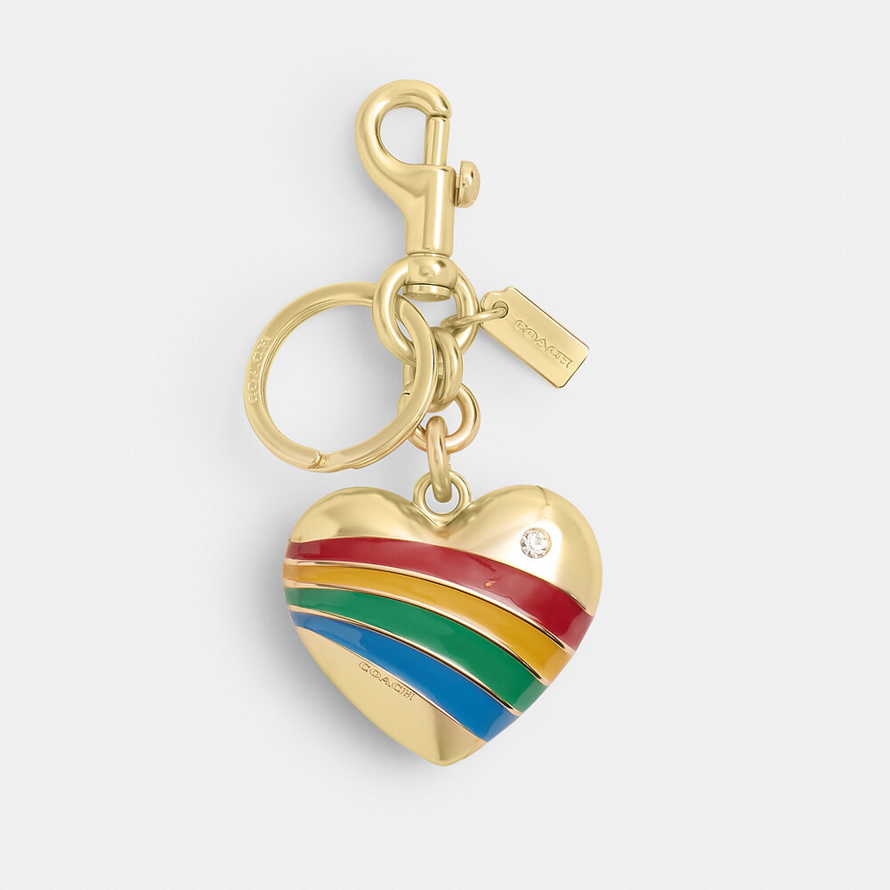 Coach Heart Bag Charm